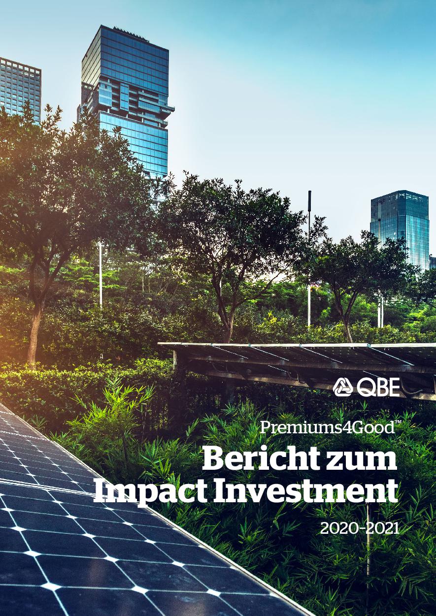 QBE Premiums4Good Bericht zum Impact Investment
